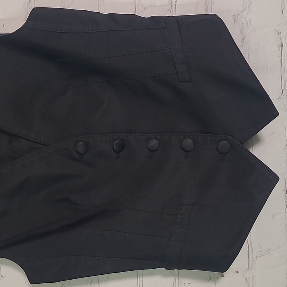 DOLCE & GABBANA D&G Black Linen & Silk Vest Womens US 6 Label 42 Authenticated - Picture 4 of 13